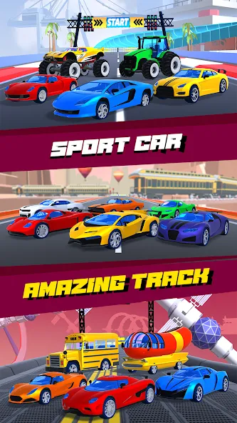 Скачать взлом Car Race 3D — Racing Master (С  3D  Гонки на автомобилях 3D)  [МОД Много монет] — полная версия apk на Андроид screen 3