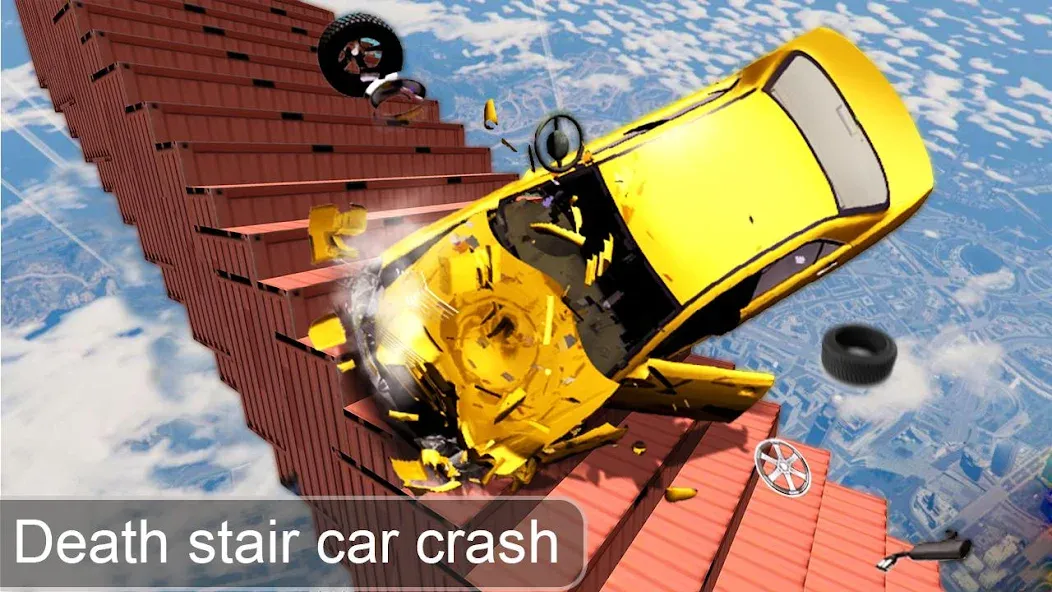 Скачать взлом Beam Drive Crash Death Stair C (Бим Драйв Краш Дэт Стэр С)  [МОД Много денег] — полная версия apk на Андроид screen 1