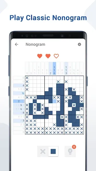 Взлом Nonogram — Fun Logic Puzzle (Нонограмма)  [МОД Бесконечные деньги] — последняя версия apk на Андроид screen 1