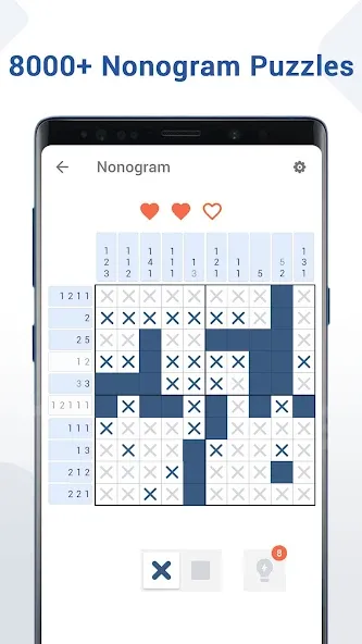 Взлом Nonogram — Fun Logic Puzzle (Нонограмма)  [МОД Бесконечные деньги] — последняя версия apk на Андроид screen 2