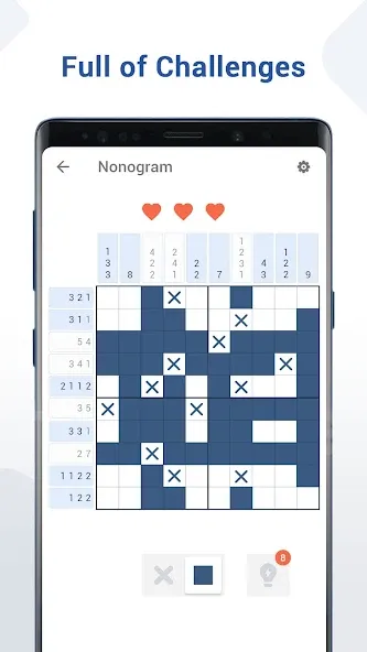 Взлом Nonogram — Fun Logic Puzzle (Нонограмма)  [МОД Бесконечные деньги] — последняя версия apk на Андроид screen 3