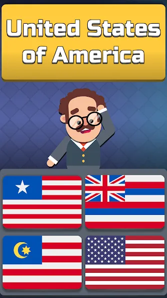 Скачать взлом Geography: Flags Quiz Game  [МОД Много денег] — стабильная версия apk на Андроид screen 1