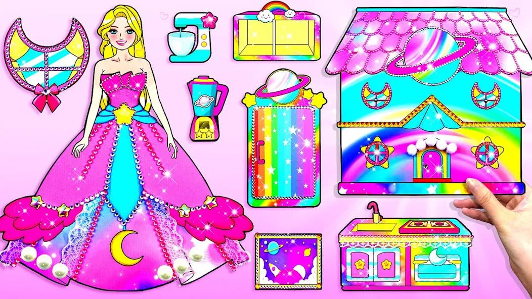 Взлом Doll Dress Up Makeup Girl Game (Чиби кукла одевает девушку игры)  [МОД Menu] — стабильная версия apk на Андроид screen 5