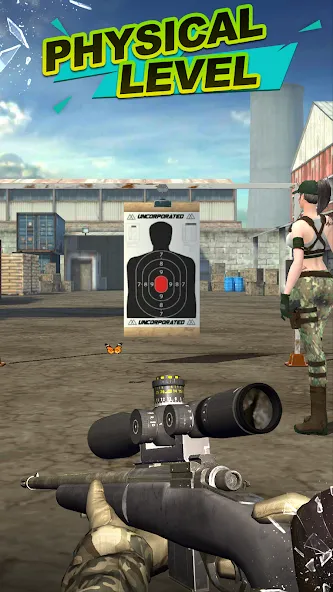 Взлом Gun Shooting Range  [МОД Бесконечные монеты] — полная версия apk на Андроид screen 2