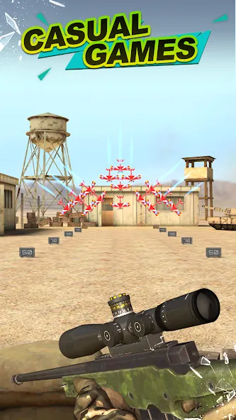 Взлом Gun Shooting Range  [МОД Бесконечные монеты] — полная версия apk на Андроид screen 3