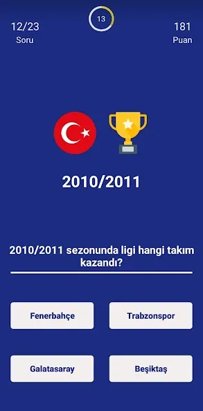 Скачать взломанную Türkiye Süper Ligi Bilgi Oyunu  [МОД Меню] — полная версия apk на Андроид screen 3