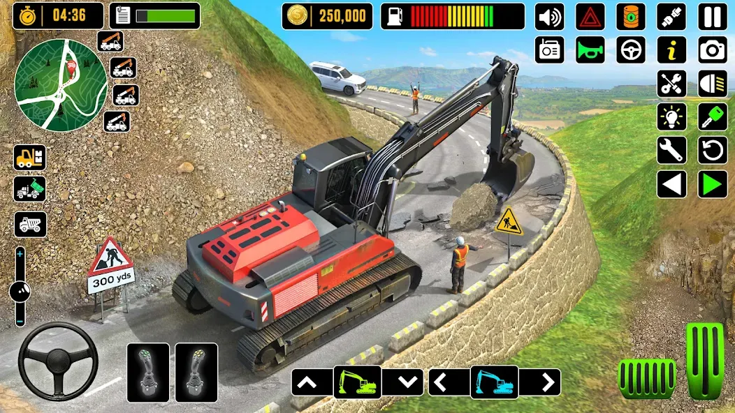 Взломанная City Road Construction Games (Сити Роад Конструкшн Геймс)  [МОД Бесконечные деньги] — полная версия apk на Андроид screen 1