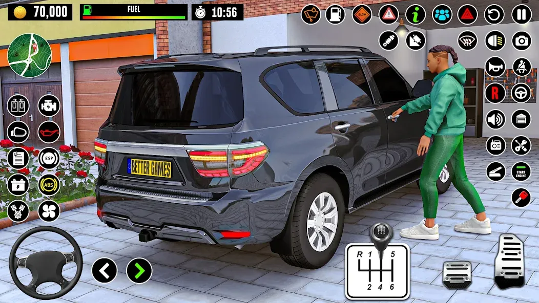 Взломанная City Driving School Car Games  [МОД Меню] — последняя версия apk на Андроид screen 3