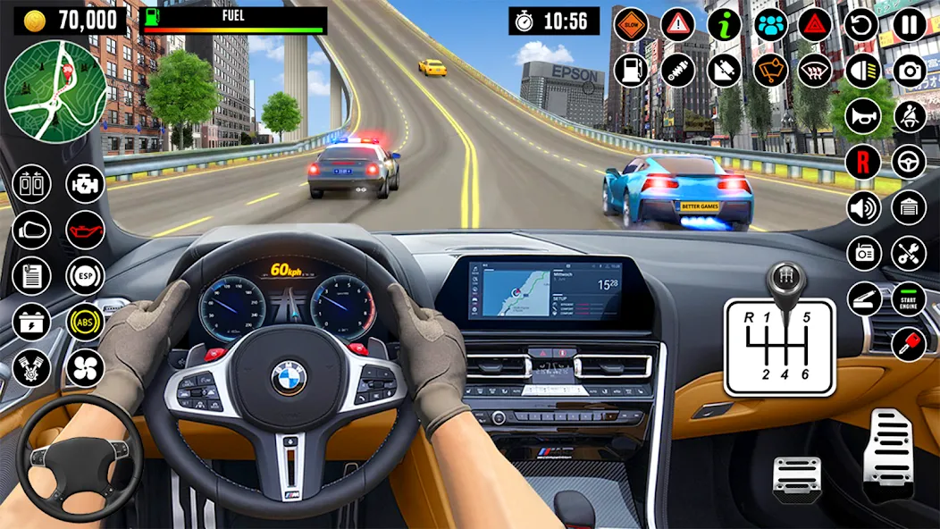 Взломанная City Driving School Car Games  [МОД Меню] — последняя версия apk на Андроид screen 5