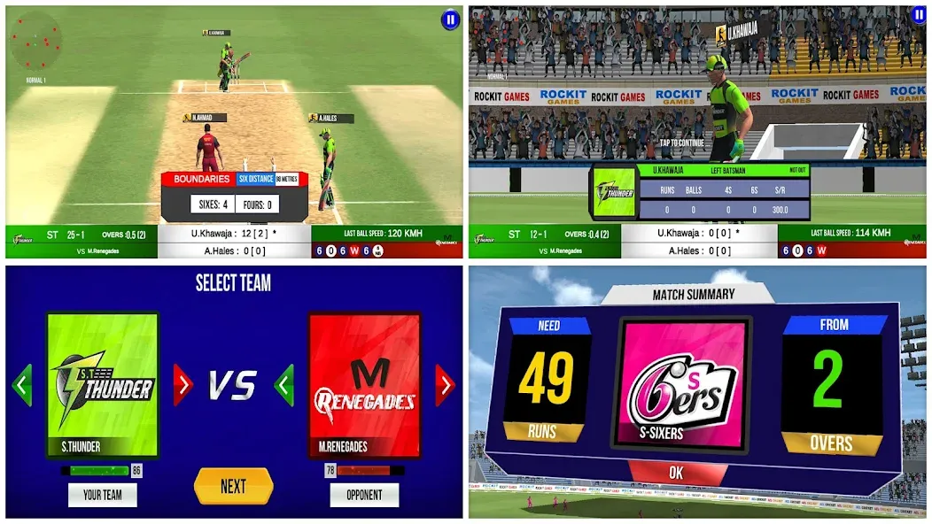 Скачать взлом Aussie T20 Cricket Game 2023  [МОД Бесконечные монеты] — полная версия apk на Андроид screen 4