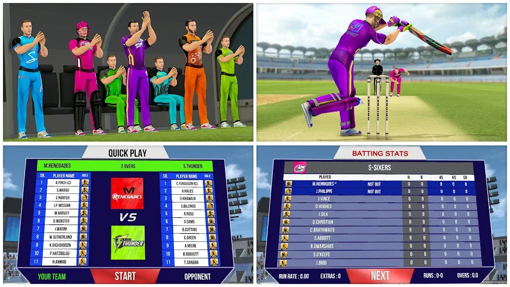 Скачать взлом Aussie T20 Cricket Game 2023  [МОД Бесконечные монеты] — полная версия apk на Андроид screen 5