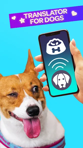 Взломанная Dog Translator Pet Speak Talk  [МОД Menu] — последняя версия apk на Андроид screen 1