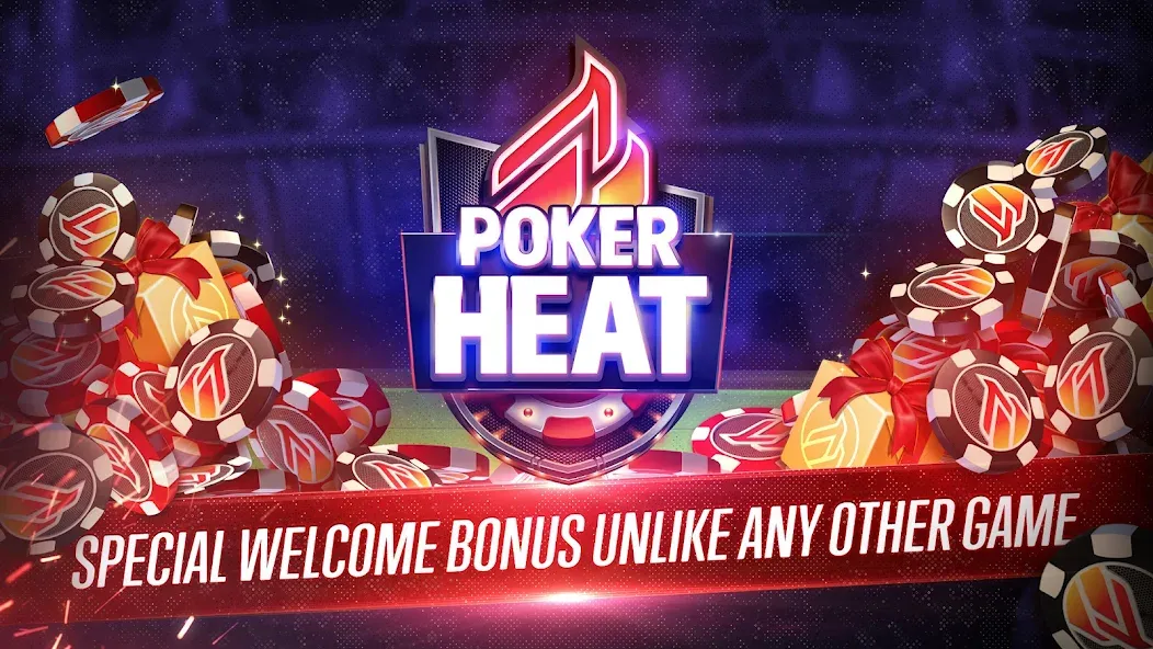 Скачать взломанную Poker Heat™ Texas Holdem Poker (Покер Хит)  [МОД Много монет] — стабильная версия apk на Андроид screen 4