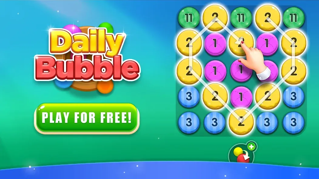 Скачать взломанную Daily Bubble  [МОД Меню] — полная версия apk на Андроид screen 5