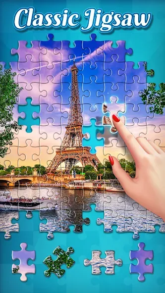 Взломанная Jigsaw Puzzles  [МОД Menu] — стабильная версия apk на Андроид screen 1