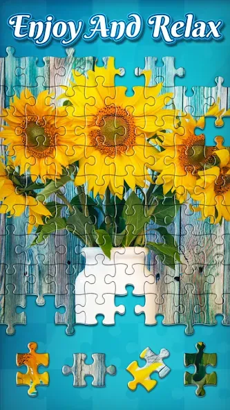 Взломанная Jigsaw Puzzles  [МОД Menu] — стабильная версия apk на Андроид screen 2