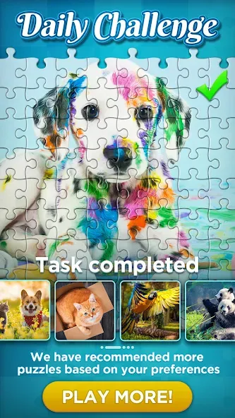 Взломанная Jigsaw Puzzles  [МОД Menu] — стабильная версия apk на Андроид screen 4