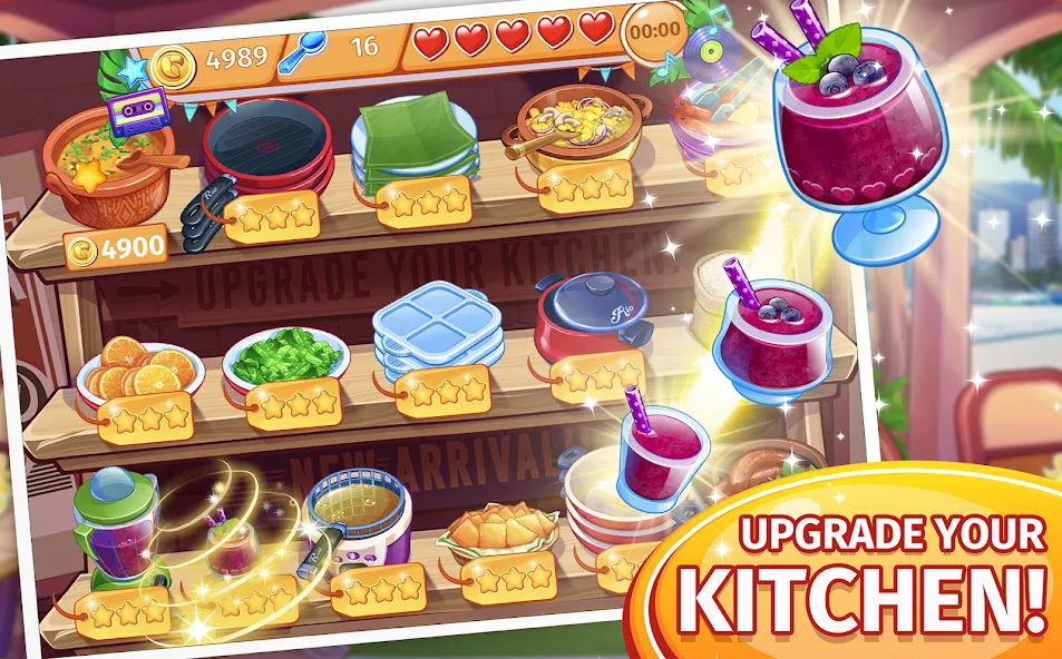 Скачать взломанную Cooking Craze: Restaurant Game  [МОД Unlocked] — стабильная версия apk на Андроид screen 3