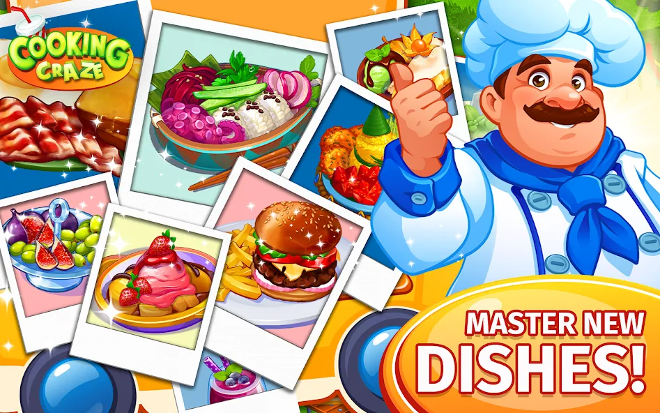 Скачать взломанную Cooking Craze: Restaurant Game  [МОД Unlocked] — стабильная версия apk на Андроид screen 5