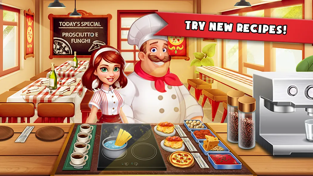 Скачать взломанную Cooking Madness: A Chef's Game  [МОД Unlimited Money] — последняя версия apk на Андроид screen 1