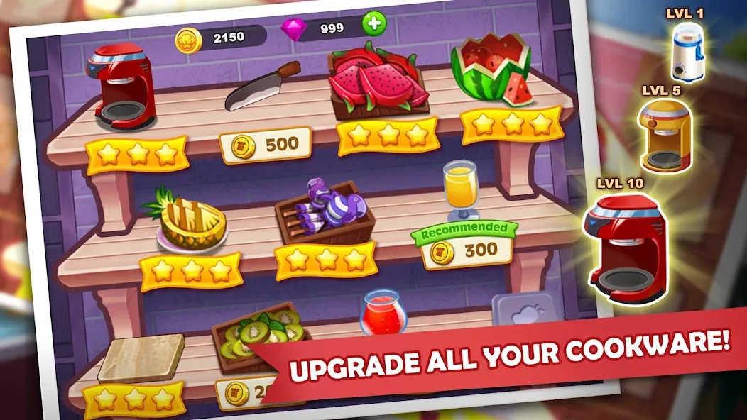 Скачать взломанную Cooking Madness: A Chef's Game  [МОД Unlimited Money] — последняя версия apk на Андроид screen 4