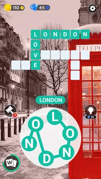 Взломанная Word City: Connect Word Game (Ворд Сити)  [МОД Mega Pack] — последняя версия apk на Андроид screen 1