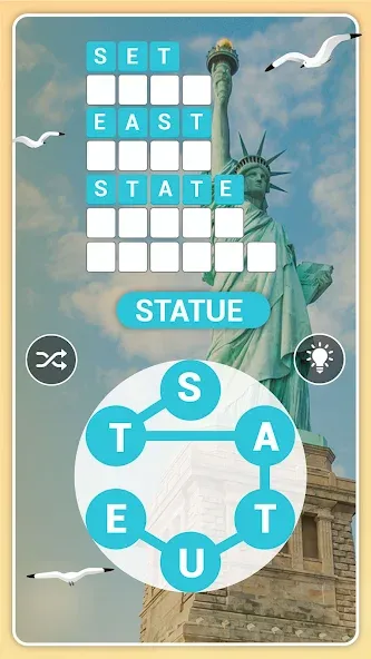 Скачать взломанную Word City Classic: Word Search (Уорд Сити Классик)  [МОД Unlocked] — стабильная версия apk на Андроид screen 3