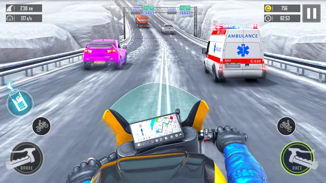 Скачать взломанную 3d Bike Racing Bike Race Games  [МОД Бесконечные монеты] — последняя версия apk на Андроид screen 4