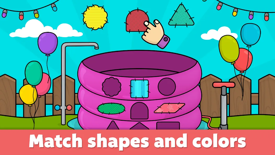 Взломанная Baby & toddler preschool games  [МОД Меню] — стабильная версия apk на Андроид screen 2