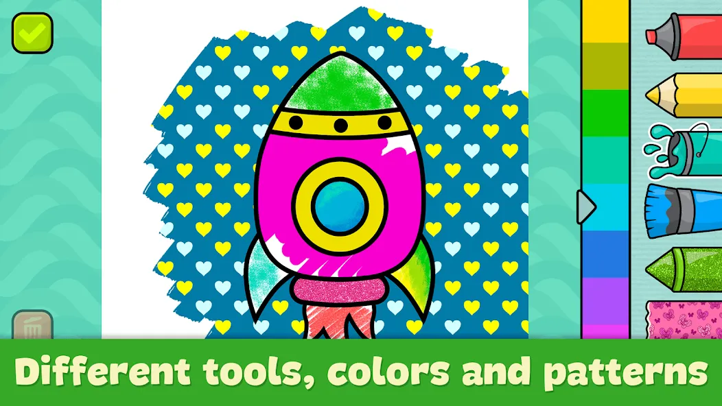 Скачать взломанную Coloring Book — Games for Kids  [МОД Меню] — полная версия apk на Андроид screen 2