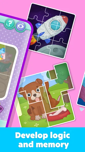 Скачать взлом Kids Puzzles: Games for Kids  [МОД Бесконечные монеты] — полная версия apk на Андроид screen 5