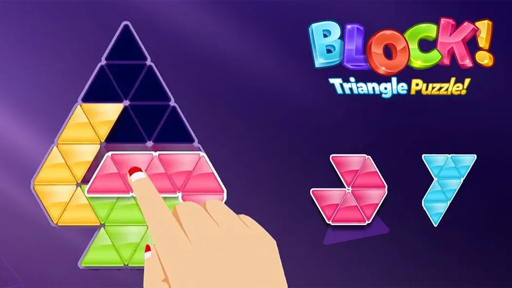 Взлом Block! Triangle Puzzle:Tangram  [МОД Бесконечные деньги] — последняя версия apk на Андроид screen 2