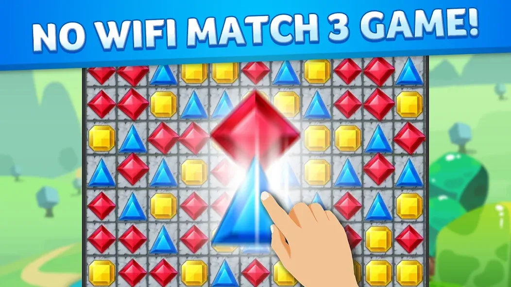 Взломанная Jewel Match King  [МОД Бесконечные монеты] — стабильная версия apk на Андроид screen 1