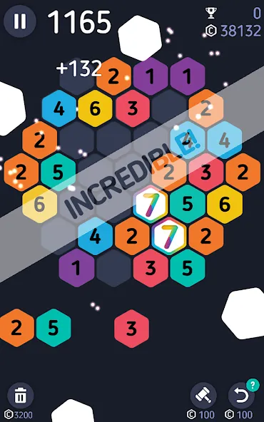 Взлом Make7! Hexa Puzzle  [МОД Mega Pack] — стабильная версия apk на Андроид screen 4