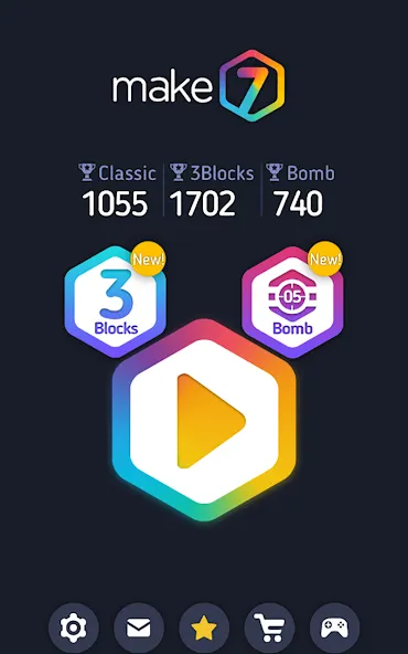 Взлом Make7! Hexa Puzzle  [МОД Mega Pack] — стабильная версия apk на Андроид screen 5