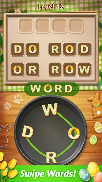 Скачать взлом Word Cookies! ®  [МОД Бесконечные монеты] — последняя версия apk на Андроид screen 2