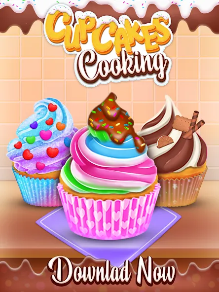 Скачать взломанную Cake Maker Cooking Cake Games (Кейк Мейкер кулинарные игры на приготовление тортов)  [МОД Mega Pack] — полная версия apk на Андроид screen 3