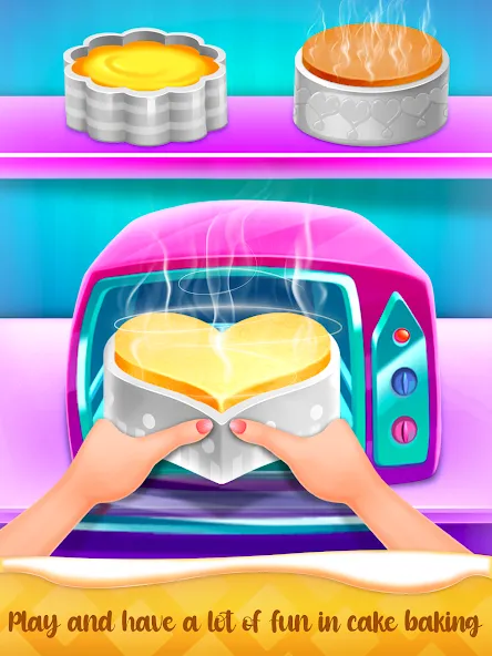 Скачать взломанную Cake Maker Cooking Cake Games (Кейк Мейкер кулинарные игры на приготовление тортов)  [МОД Mega Pack] — полная версия apk на Андроид screen 5