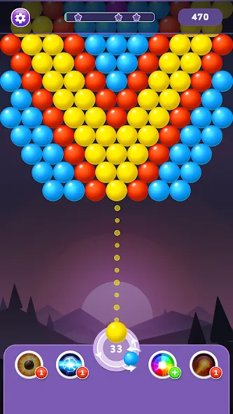 Взлом Bubble Shooter Rainbow  [МОД Меню] — стабильная версия apk на Андроид screen 2