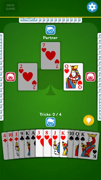 Скачать взломанную Spades — Card Game (Спейдс)  [МОД Menu] — стабильная версия apk на Андроид screen 1