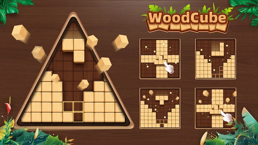 Взлом WoodCube — Woody Puzzle (ВудКуб)  [МОД Menu] — последняя версия apk на Андроид screen 1