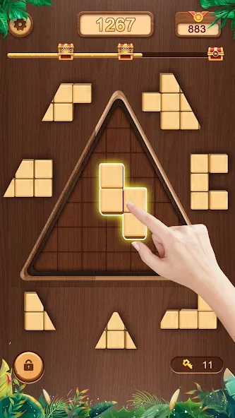 Взлом WoodCube — Woody Puzzle (ВудКуб)  [МОД Menu] — последняя версия apk на Андроид screen 2