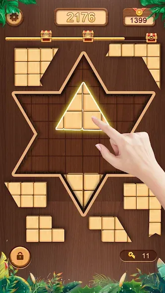 Взлом WoodCube — Woody Puzzle (ВудКуб)  [МОД Menu] — последняя версия apk на Андроид screen 3