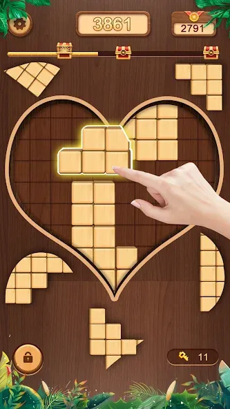 Взлом WoodCube — Woody Puzzle (ВудКуб)  [МОД Menu] — последняя версия apk на Андроид screen 4