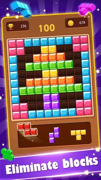 Взлом Block Gems: Block Puzzle Games (Блок драгоценные камни)  [МОД Unlocked] — стабильная версия apk на Андроид screen 2