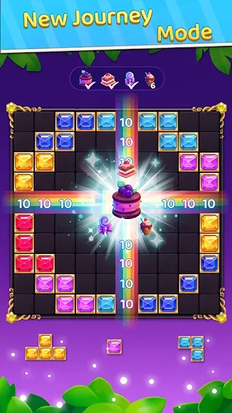 Взломанная Block Puzzle: Block Blast!  [МОД Mega Pack] — стабильная версия apk на Андроид screen 1