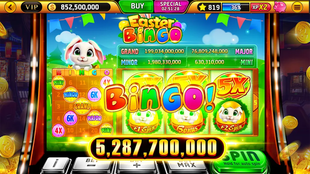 Взломанная Wild Classic Slots Casino Game  [МОД Mega Pack] — полная версия apk на Андроид screen 3