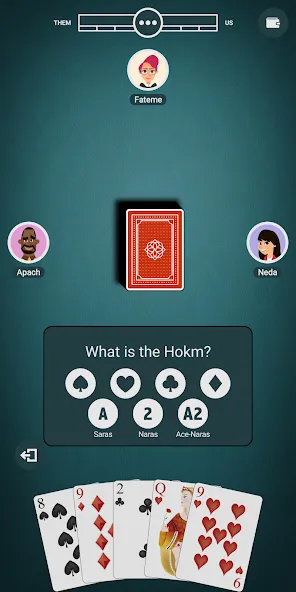 Скачать взломанную Hokm+  [МОД Menu] — полная версия apk на Андроид screen 2