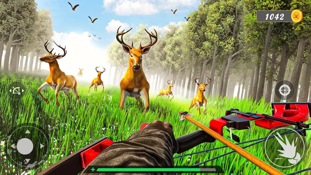 Скачать взломанную Animal Archery Hunting Games  [МОД Бесконечные деньги] — стабильная версия apk на Андроид screen 4