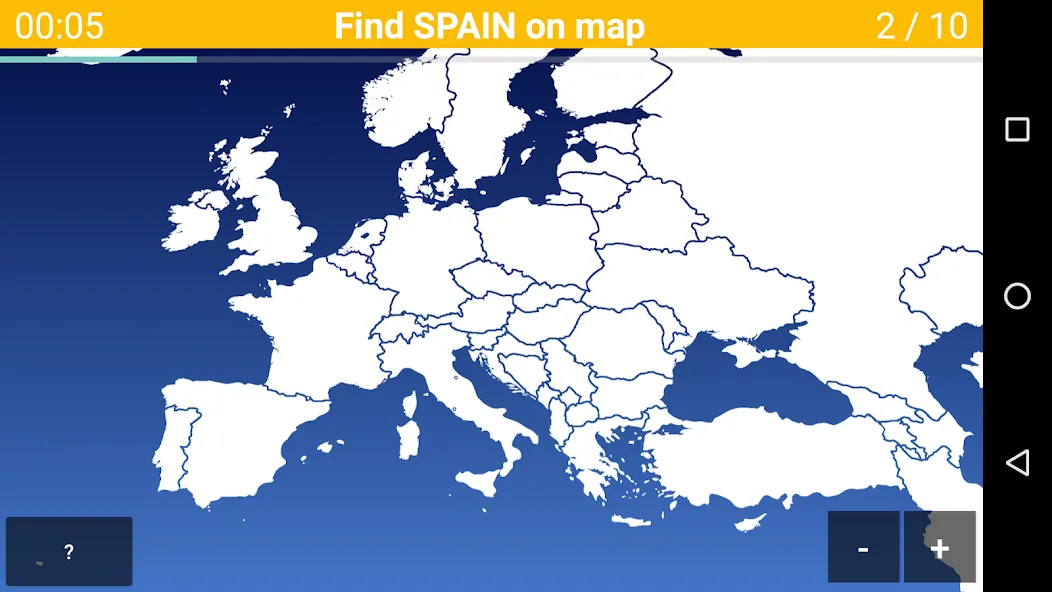 Скачать взломанную Europe Map Quiz — European Cou  [МОД Много денег] — полная версия apk на Андроид screen 2